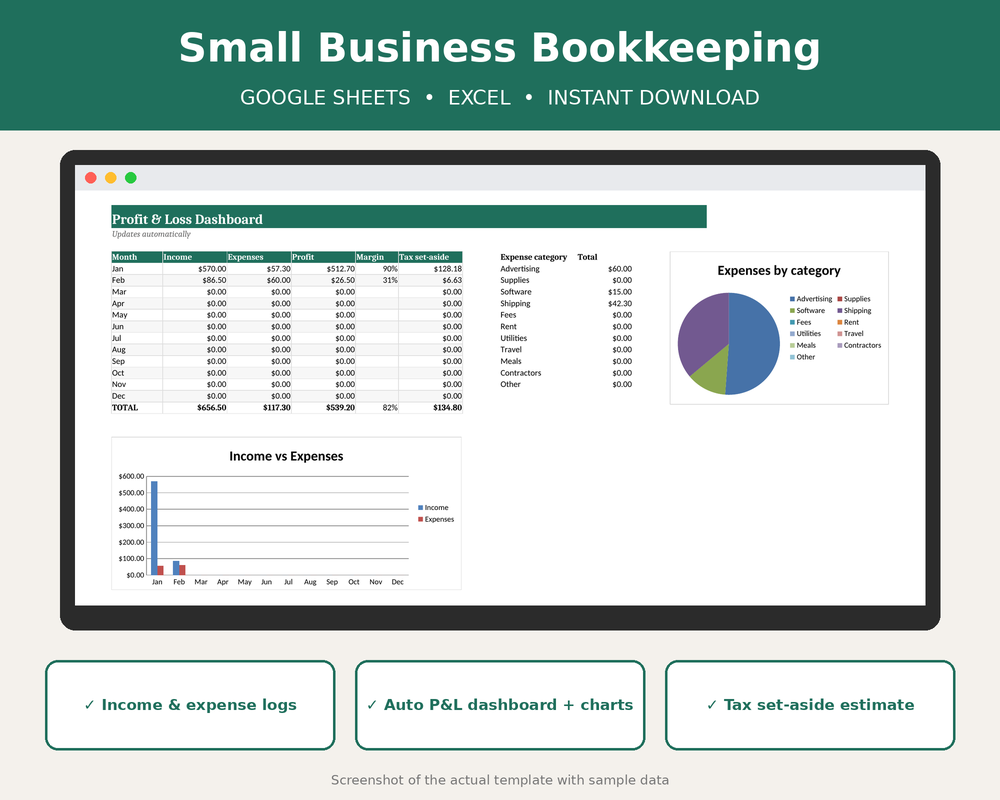 Small Business Bookkeeping preview